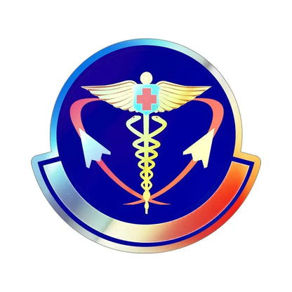 82 Operational Medical Readiness Squadron AETC (U.S. Air Force) Holographic STICKER Die-Cut Vinyl Decal - The Sticker Space