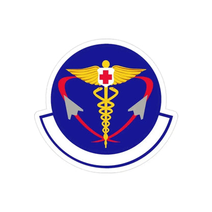 82 Operational Medical Readiness Squadron AETC (U.S. Air Force) REVERSE PRINT Transparent Die-Cut STICKER - The Sticker Space