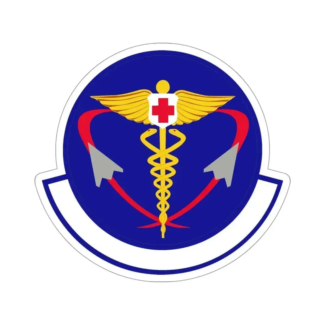 82 Operational Medical Readiness Squadron AETC (U.S. Air Force) STICKER Vinyl Die-Cut Decal 4 Inch - The Sticker Space