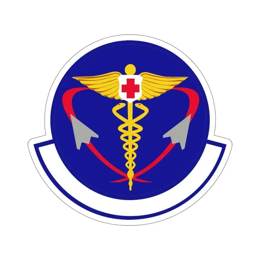 82 Operational Medical Readiness Squadron AETC (U.S. Air Force) STICKER Vinyl Die-Cut Decal 6 Inch - The Sticker Space