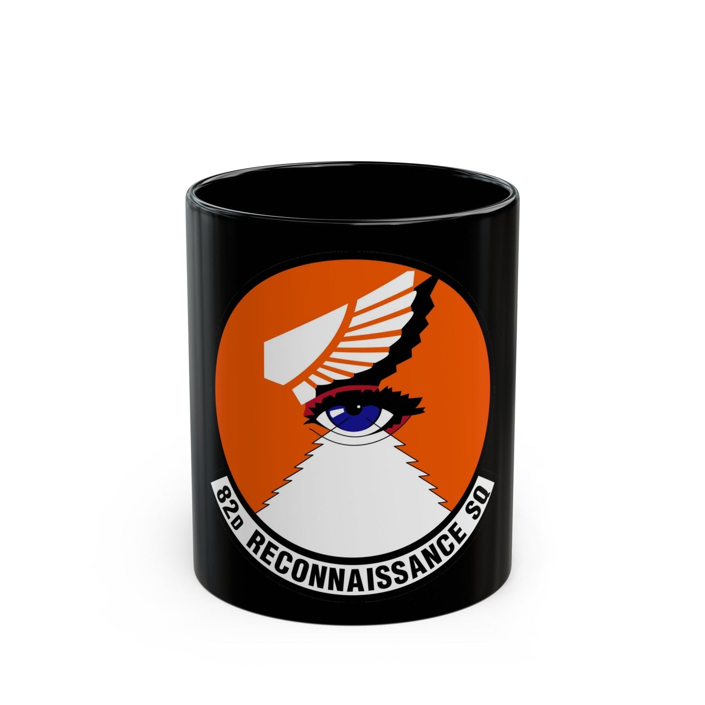 82 Reconnaissance Squadron ACC (U.S. Air Force) Black Coffee Mug-11oz-The Sticker Space