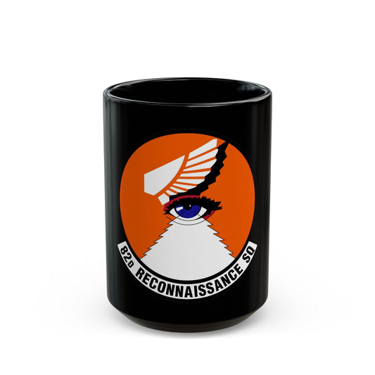 82 Reconnaissance Squadron ACC (U.S. Air Force) Black Coffee Mug-15oz-The Sticker Space