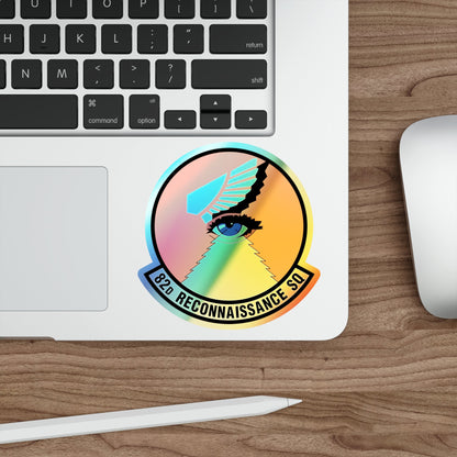 82 Reconnaissance Squadron ACC (U.S. Air Force) Holographic STICKER Die-Cut Vinyl Decal-The Sticker Space