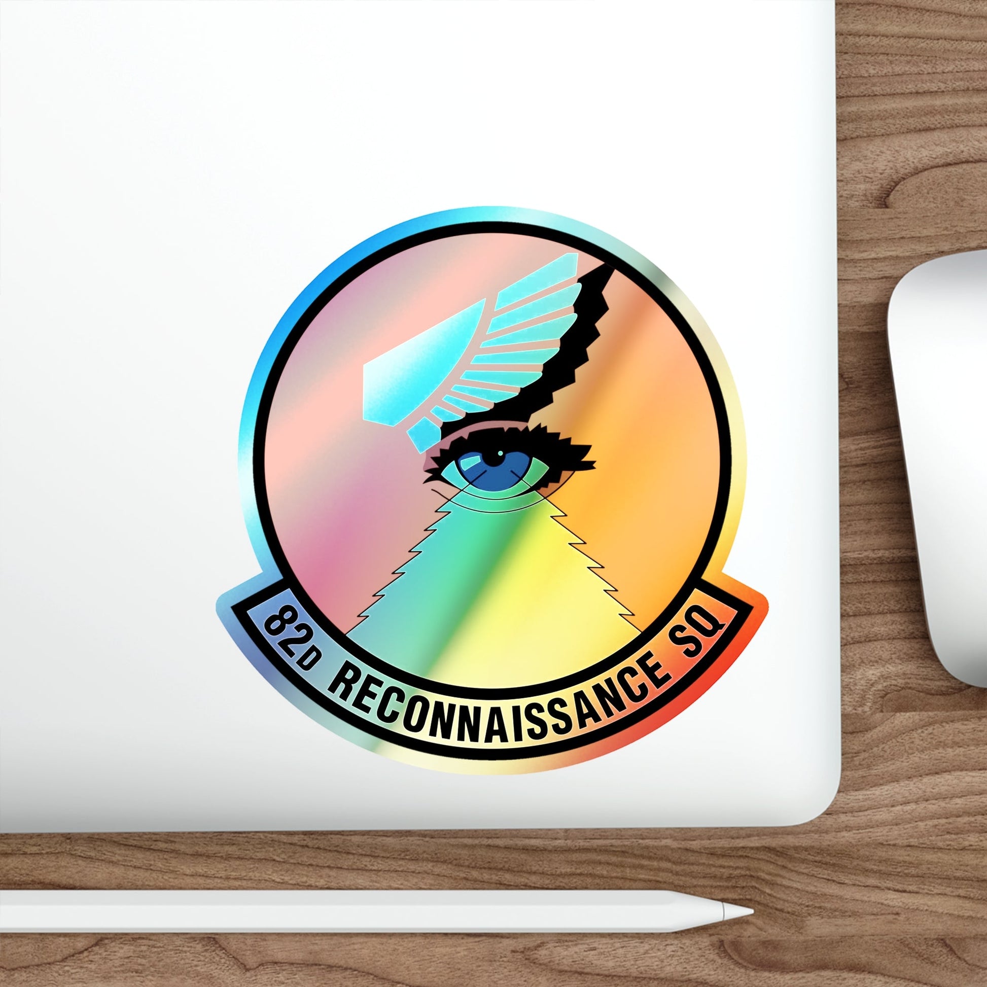 82 Reconnaissance Squadron ACC (U.S. Air Force) Holographic STICKER Die-Cut Vinyl Decal-The Sticker Space