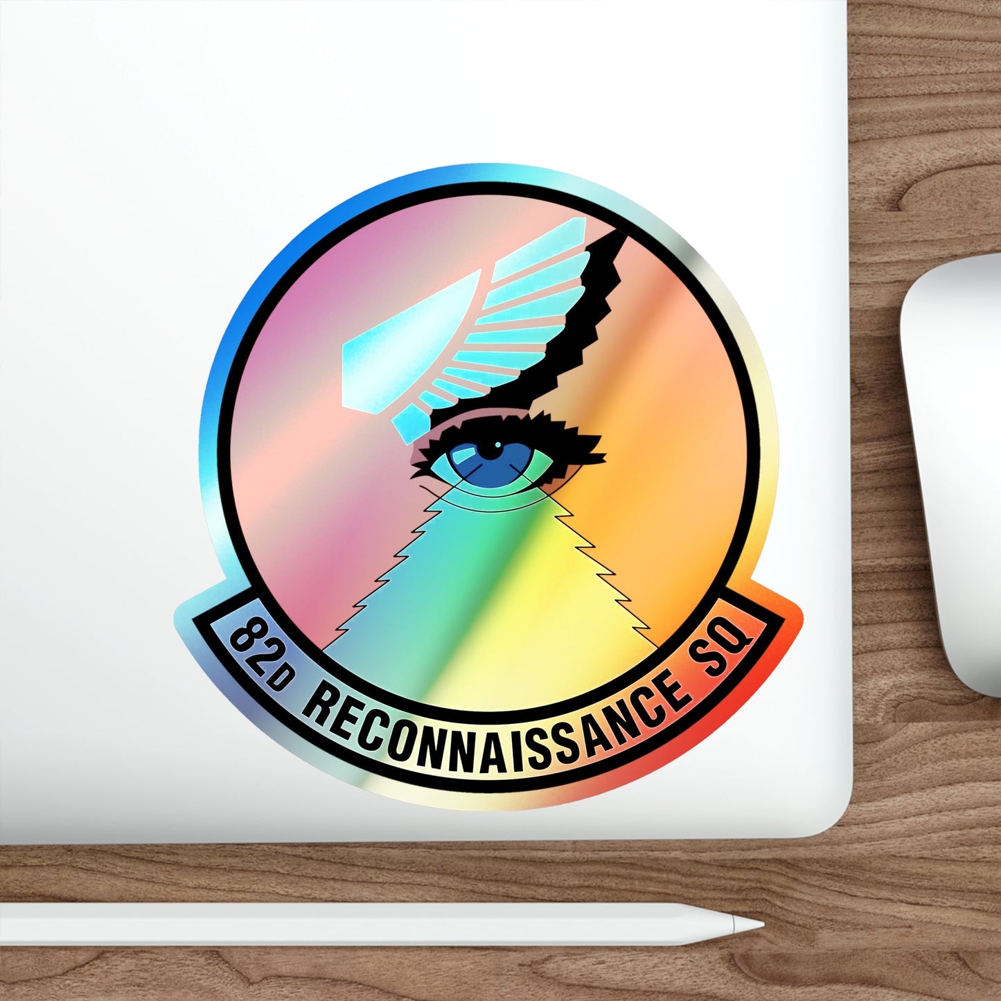 82 Reconnaissance Squadron ACC (U.S. Air Force) Holographic STICKER Die-Cut Vinyl Decal-The Sticker Space