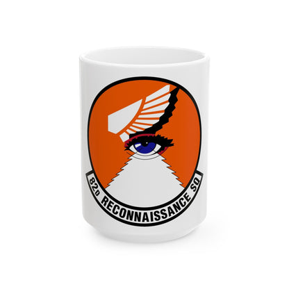 82 Reconnaissance Squadron ACC (U.S. Air Force) White Coffee Mug-15oz-The Sticker Space