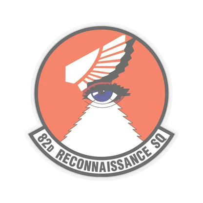 82 Reconnaissance Squadron ACC (U.S. Air Force) STICKER Vinyl Kiss-Cut Decal 6 Inch Transparent - The Sticker Space