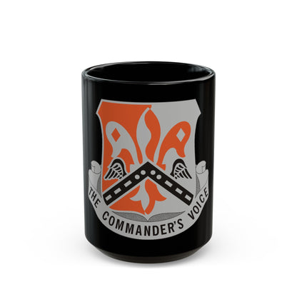 82 Signal Battalion (U.S. Army) Black Coffee Mug-15oz-The Sticker Space