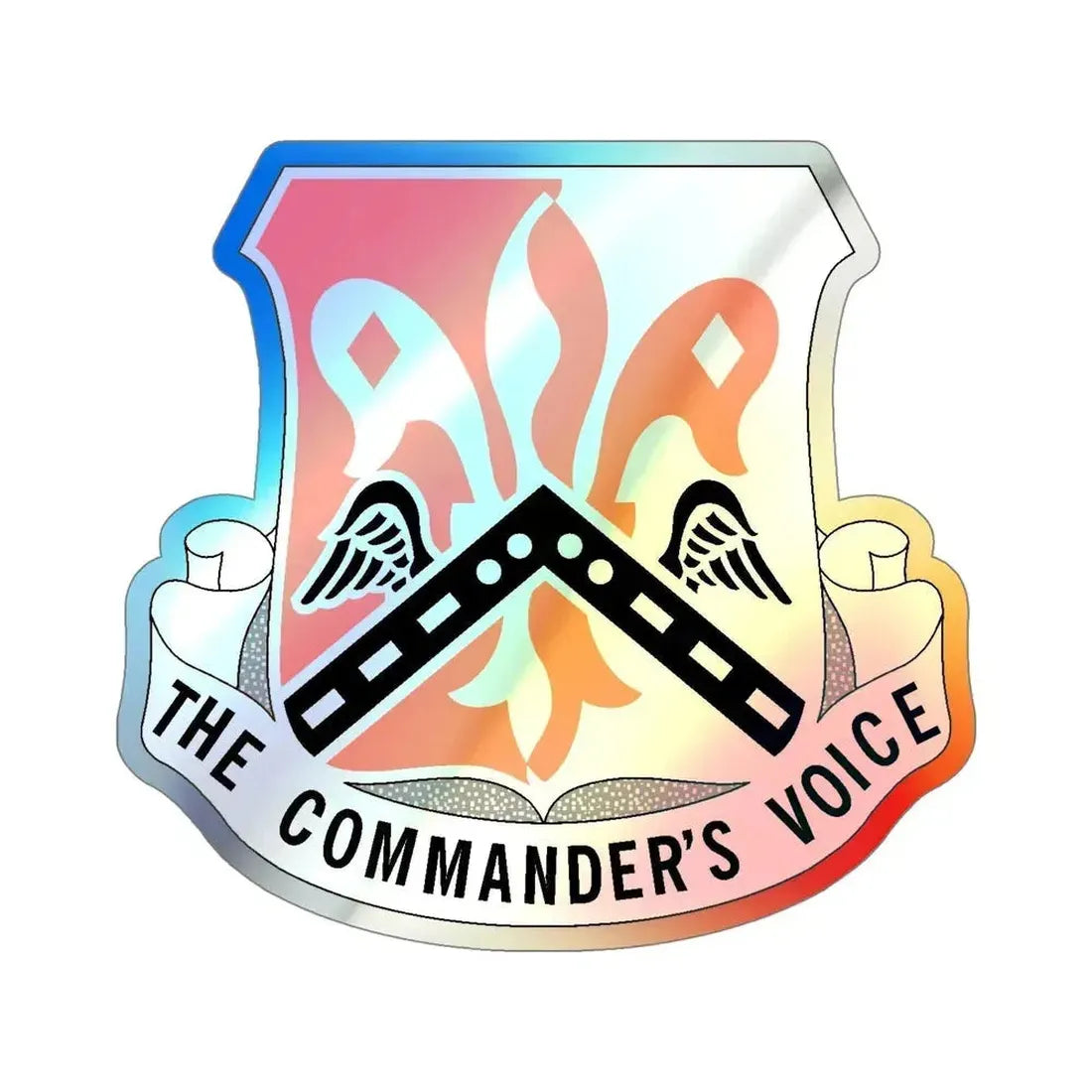 82 Signal Battalion (U.S. Army) Holographic STICKER Die-Cut Vinyl Decal 5 Inch Holographic - The Sticker Space