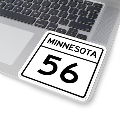 MN-56 1948 (Minnesota) (Road Sign) STICKER Vinyl Kiss-Cut Decal