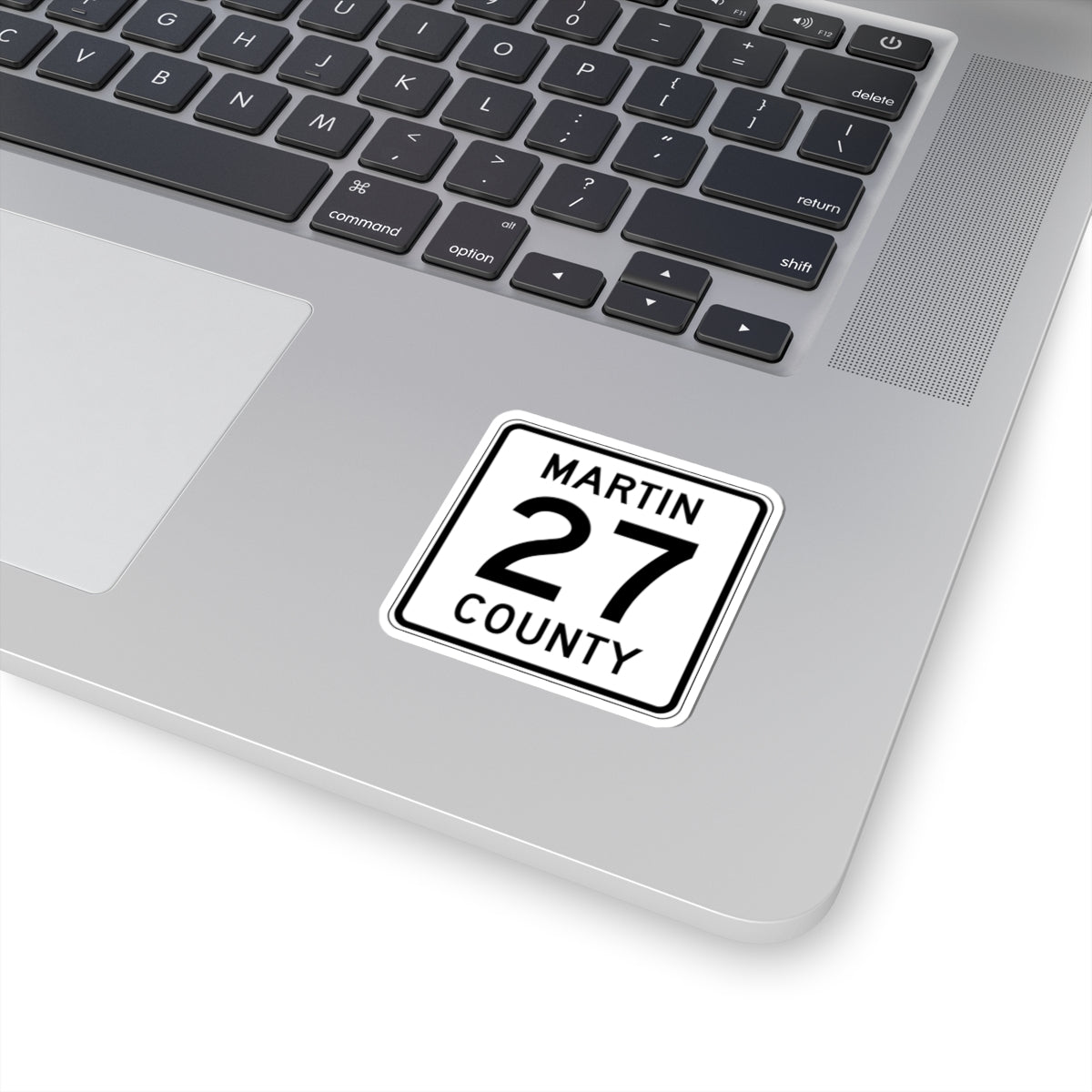 Martin County Route 27 MN (Minnesota) (Road Sign) STICKER Vinyl Kiss-Cut Decal