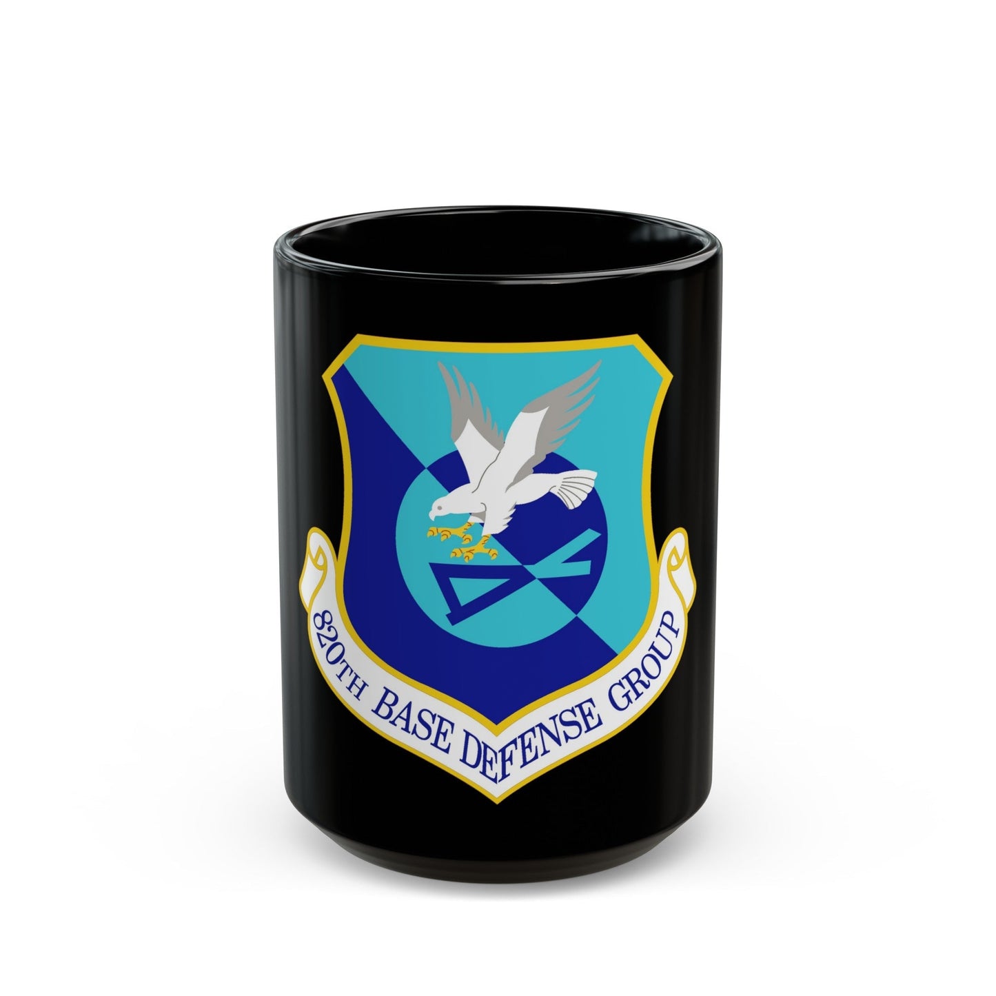 820th Base Defense Group (U.S. Air Force) Black Coffee Mug-15oz-The Sticker Space