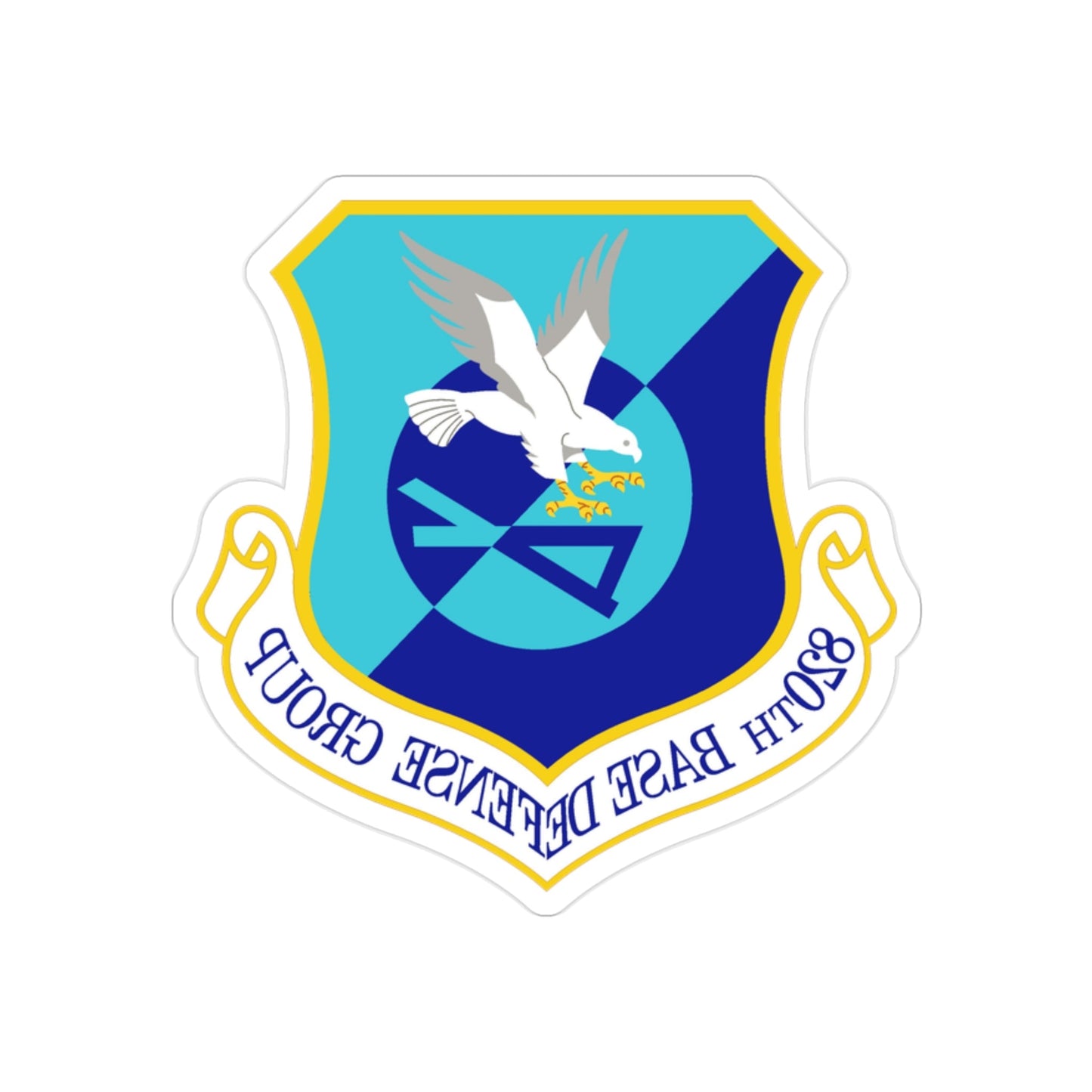 820th Base Defense Group (U.S. Air Force) REVERSE PRINT Transparent STICKER-2 Inch-The Sticker Space