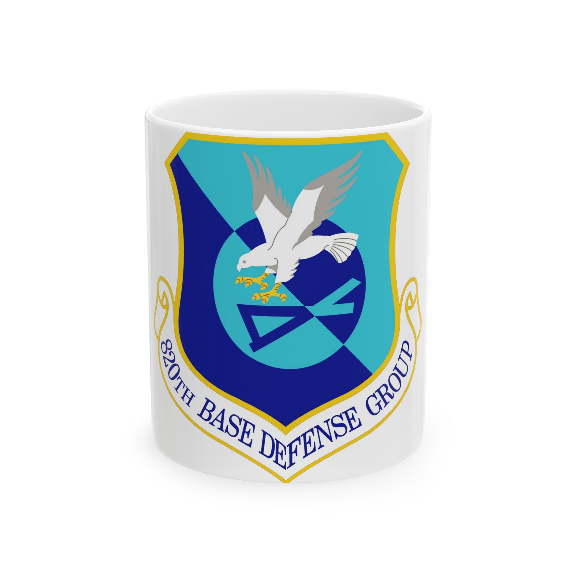 820th Base Defense Group (U.S. Air Force) White Coffee Mug-11oz-The Sticker Space