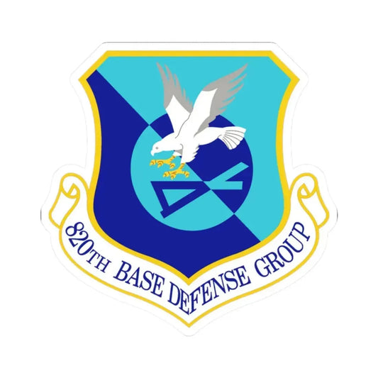 820th Base Defense Group (U.S. Air Force) STICKER Vinyl Kiss-Cut Decal 2 Inch White - The Sticker Space