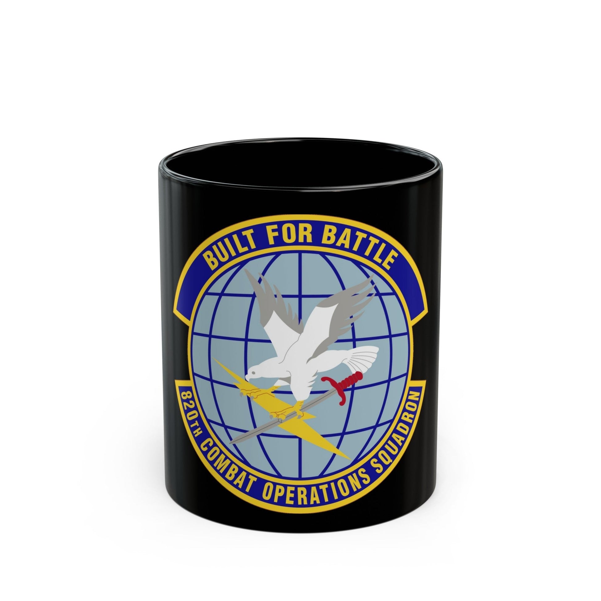 820th Combat Operations Squadron (U.S. Air Force) Black Coffee Mug-11oz-The Sticker Space