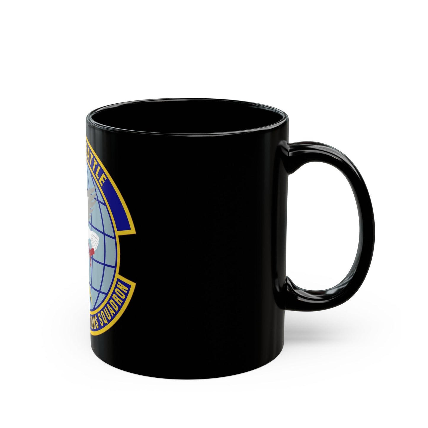 820th Combat Operations Squadron (U.S. Air Force) Black Coffee Mug-The Sticker Space