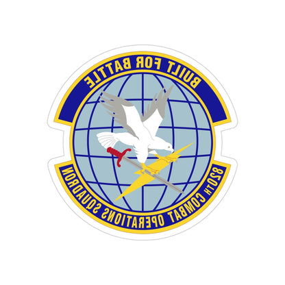 820th Combat Operations Squadron (U.S. Air Force) REVERSE PRINT Transparent STICKER-5 Inch-The Sticker Space