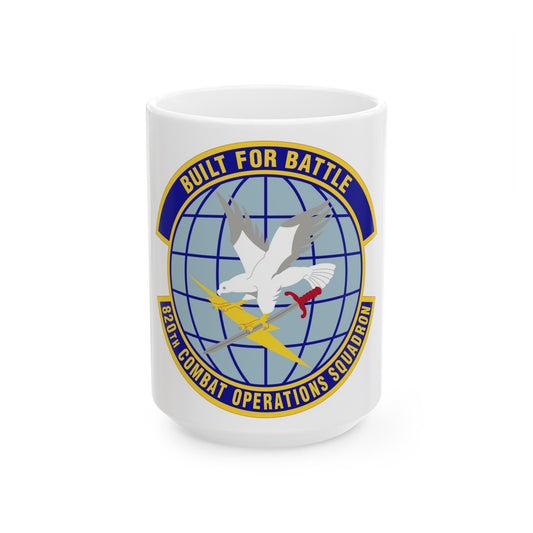 820th Combat Operations Squadron (U.S. Air Force) White Coffee Mug-15oz-The Sticker Space