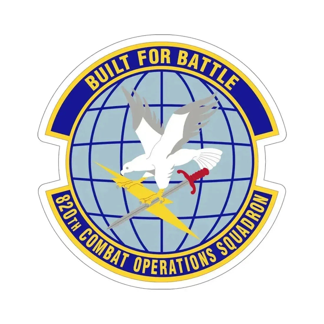 820th Combat Operations Squadron (U.S. Air Force) STICKER Vinyl Die-Cut Decal 5 Inch - The Sticker Space