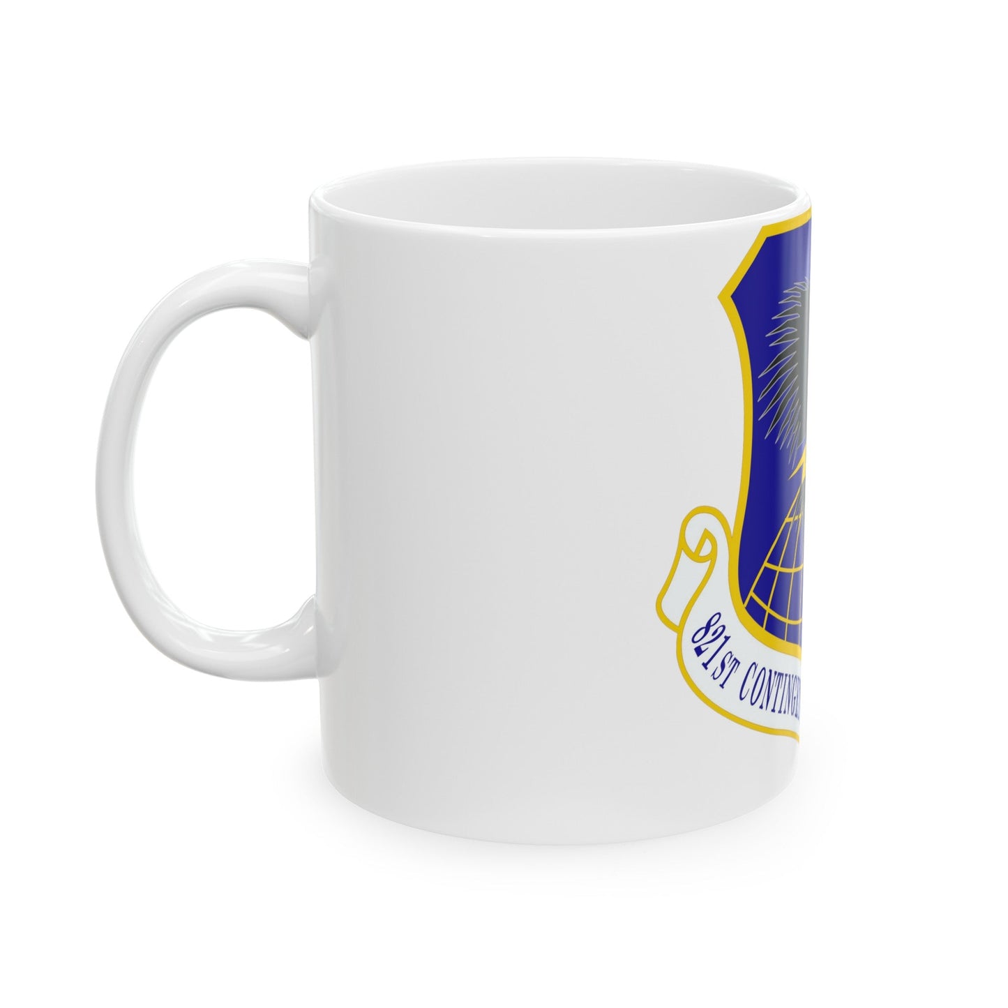 821 Contingency Response Group AMC (U.S. Air Force) White Coffee Mug-The Sticker Space