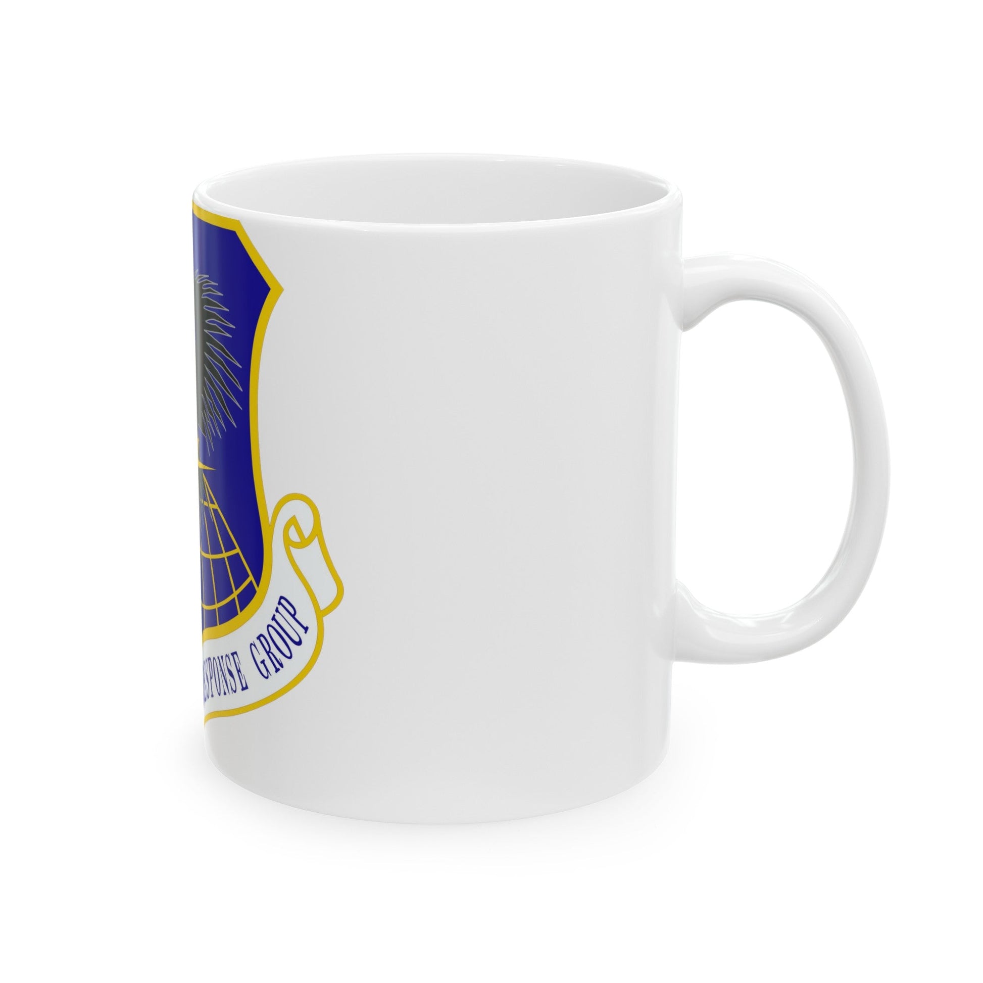 821 Contingency Response Group AMC (U.S. Air Force) White Coffee Mug-The Sticker Space