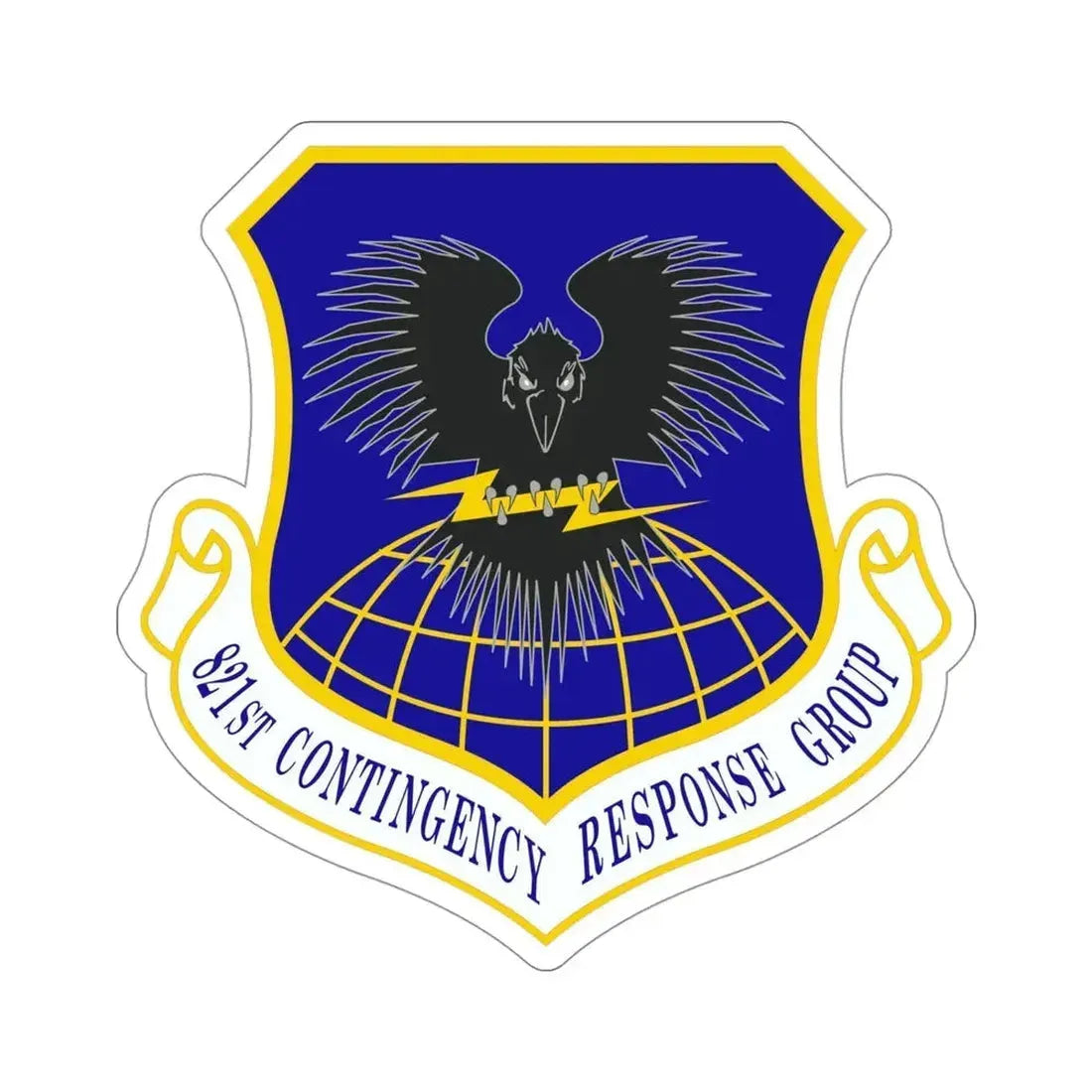 821 Contingency Response Group AMC (U.S. Air Force) STICKER Vinyl Die-Cut Decal - The Sticker Space