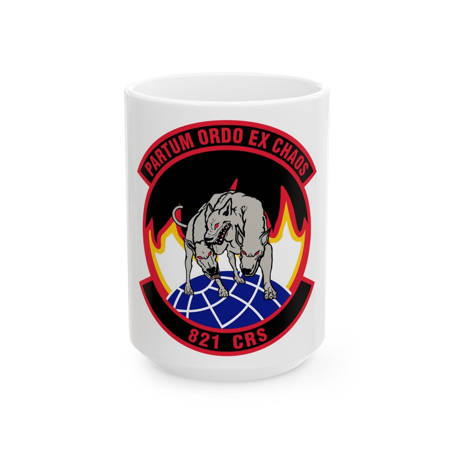 821 Contingency Response Sq AMC (U.S. Air Force) White Coffee Mug-15oz-The Sticker Space