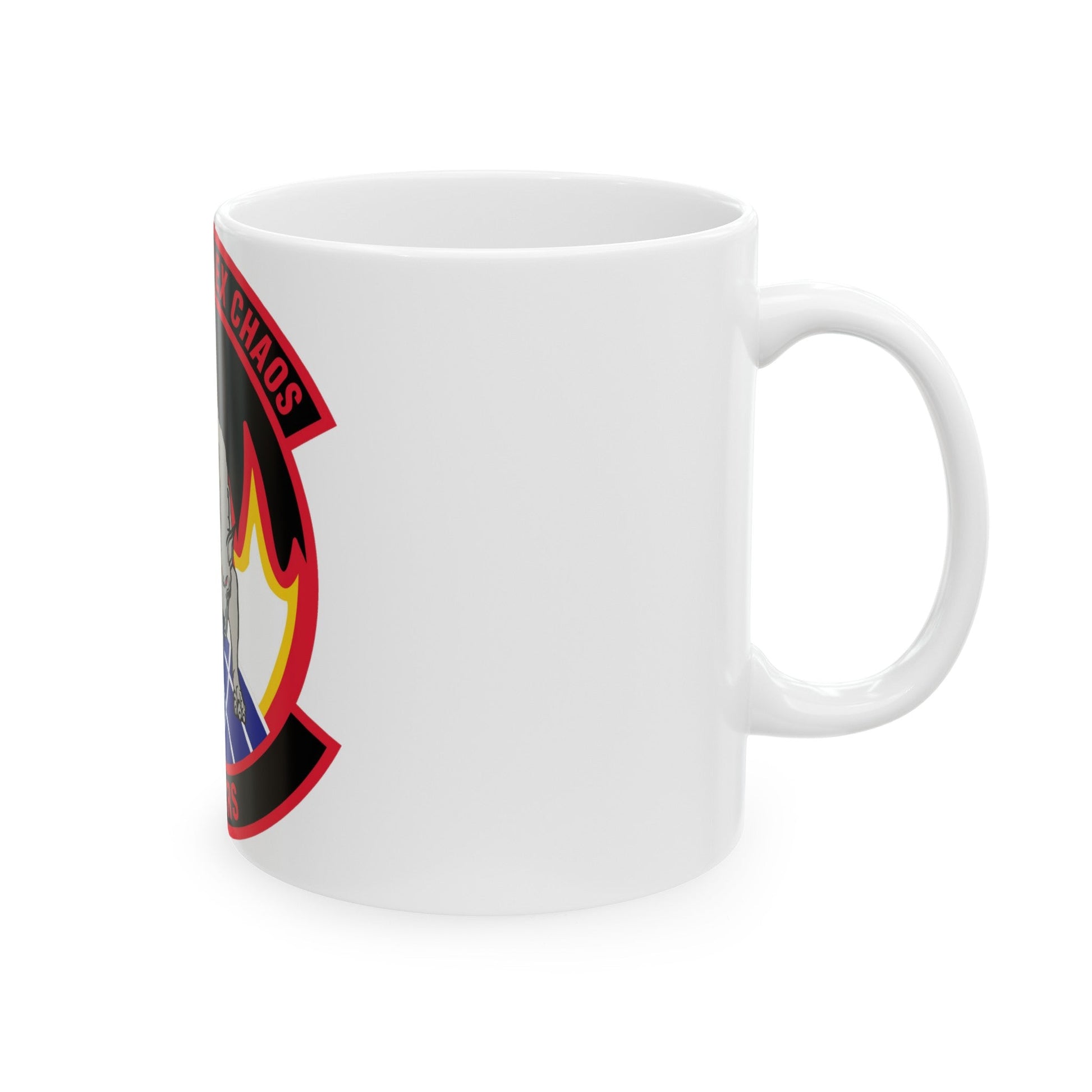 821 Contingency Response Sq AMC (U.S. Air Force) White Coffee Mug-The Sticker Space