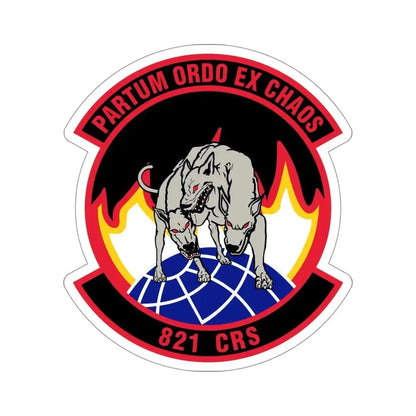 821 Contingency Response Sq AMC (U.S. Air Force) STICKER Vinyl Die-Cut Decal 4 Inch - The Sticker Space