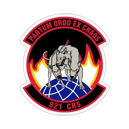 821 Contingency Response Sq AMC (U.S. Air Force) STICKER Vinyl Kiss-Cut Decal 2 Inch White - The Sticker Space