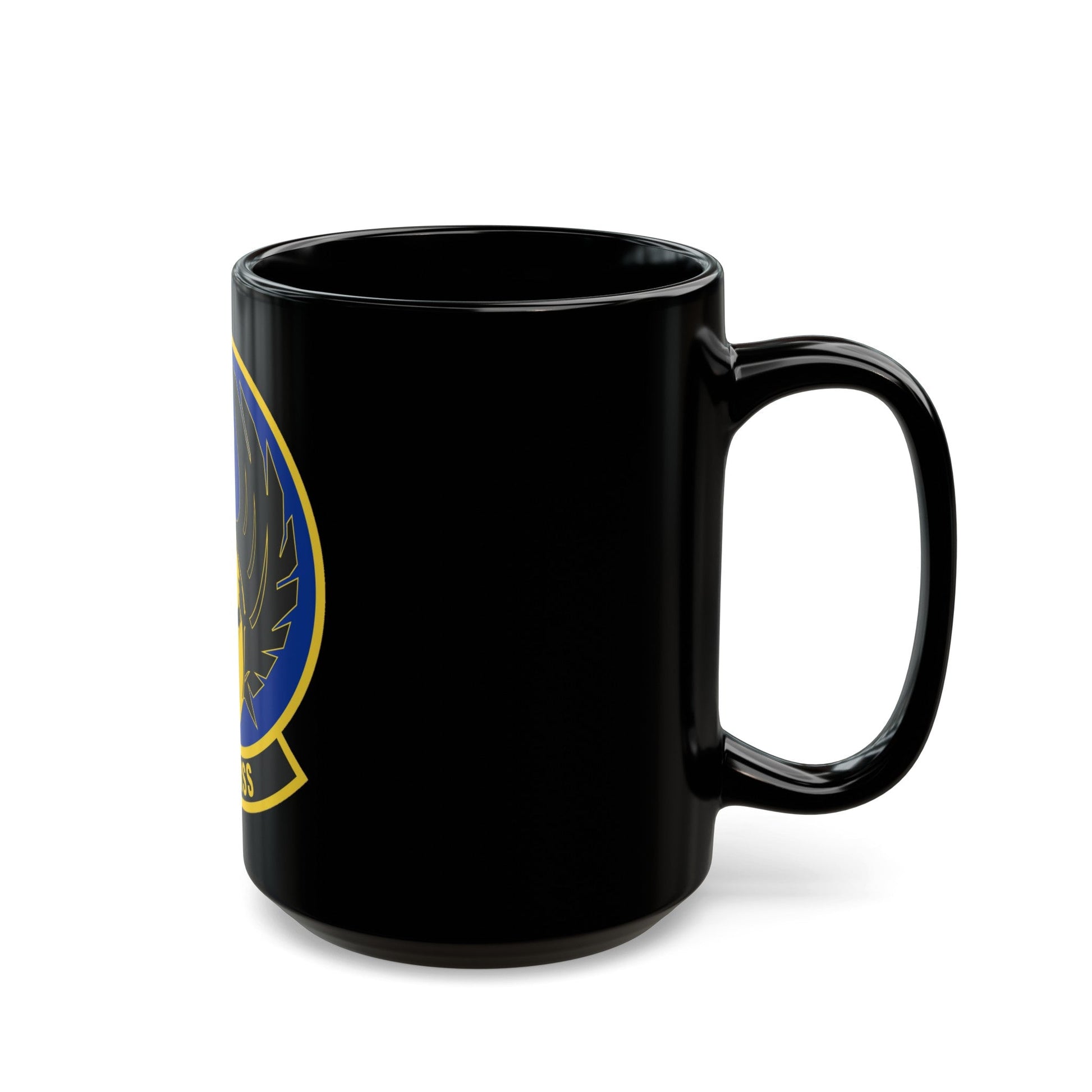 821 Contingency Response Support Sq AMC (U.S. Air Force) Black Coffee Mug-The Sticker Space