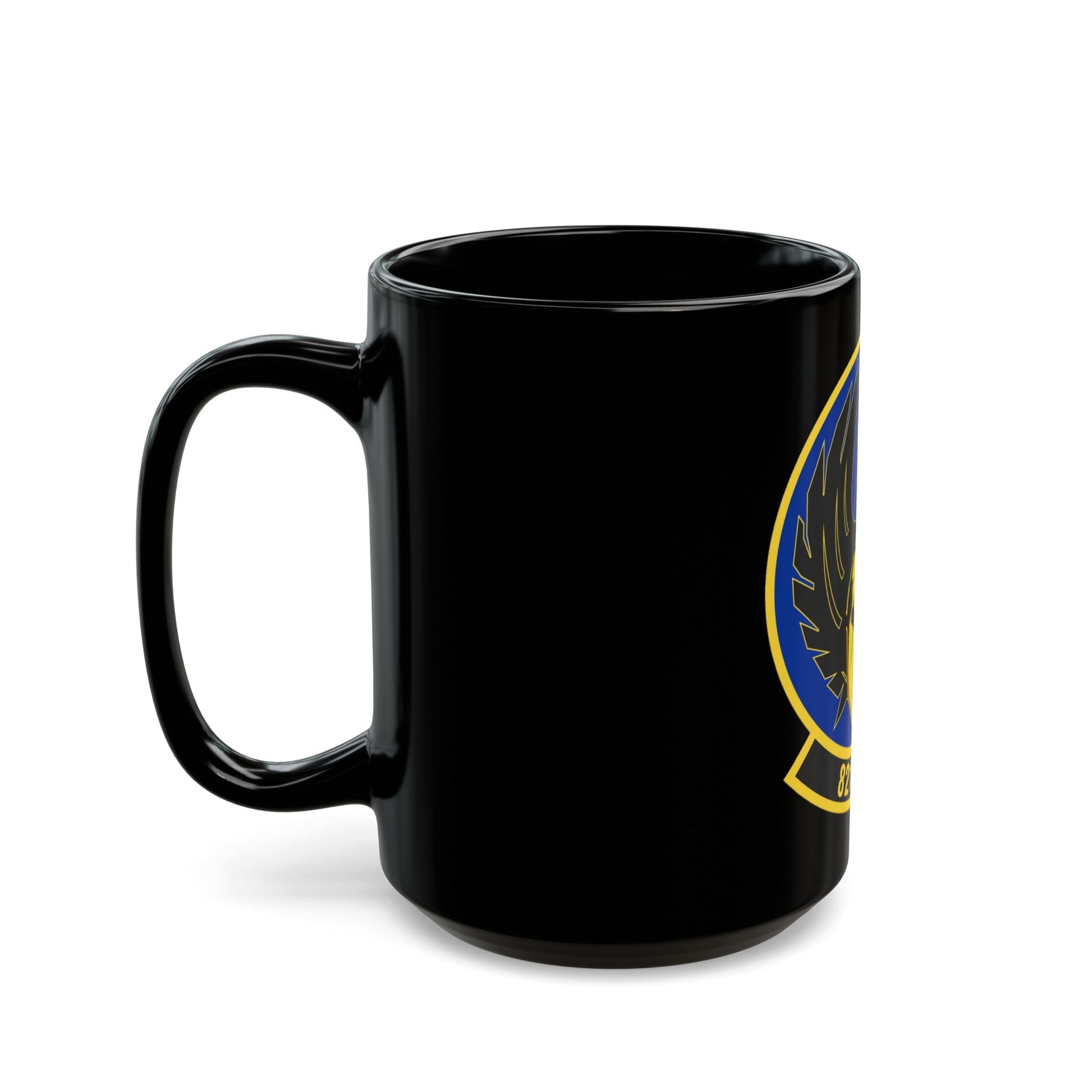 821 Contingency Response Support Sq AMC (U.S. Air Force) Black Coffee Mug-The Sticker Space