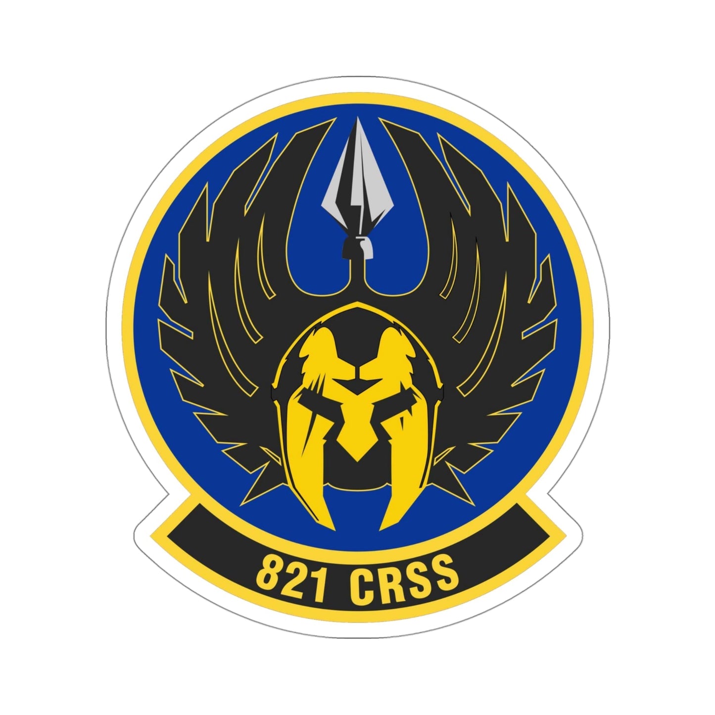 821 Contingency Response Support Sq AMC (U.S. Air Force) STICKER Vinyl Die-Cut Decal-4 Inch-The Sticker Space