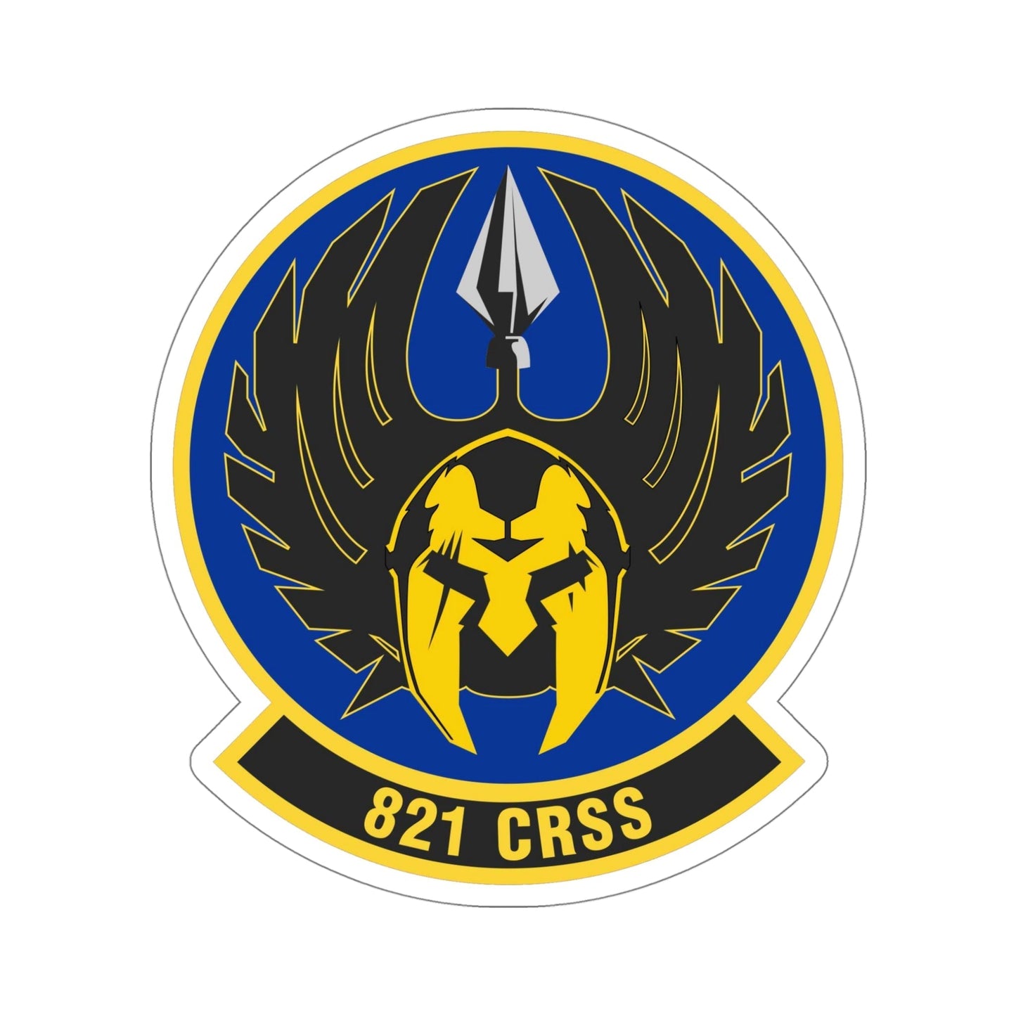 821 Contingency Response Support Sq AMC (U.S. Air Force) STICKER Vinyl Die-Cut Decal-5 Inch-The Sticker Space