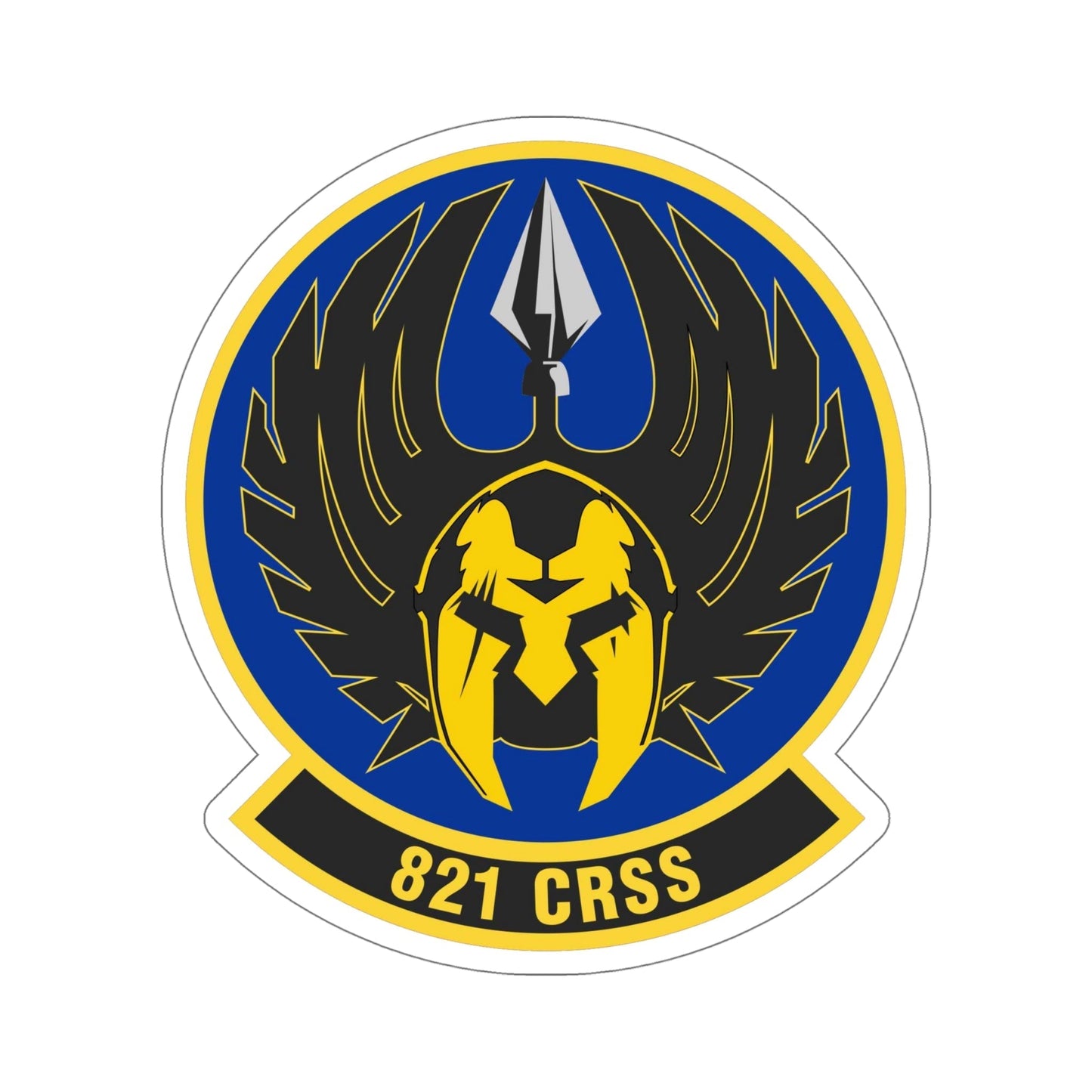 821 Contingency Response Support Sq AMC (U.S. Air Force) STICKER Vinyl Die-Cut Decal-6 Inch-The Sticker Space