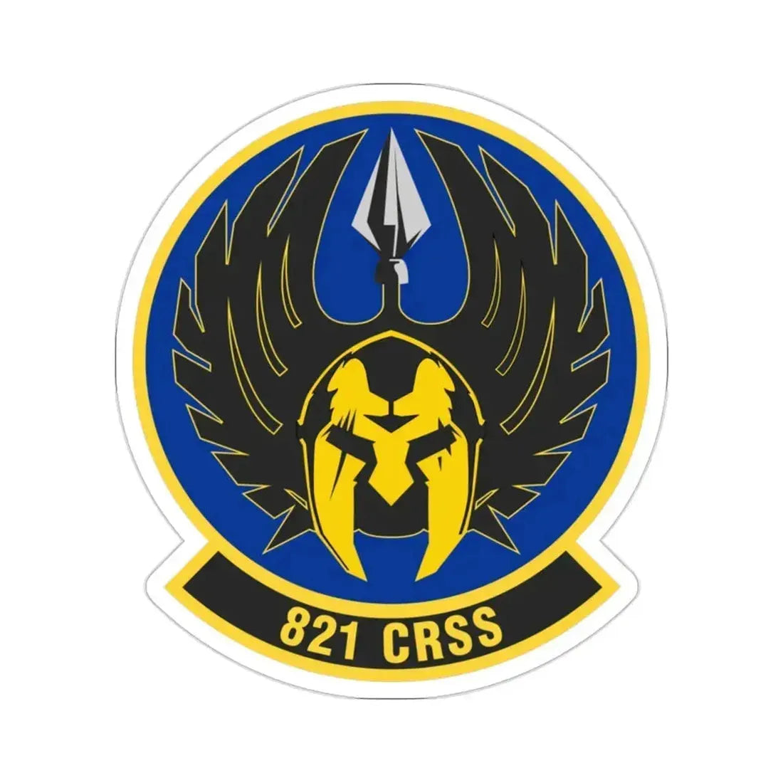 821 Contingency Response Support Sq AMC (U.S. Air Force) STICKER Vinyl Die-Cut Decal 2 Inch - The Sticker Space