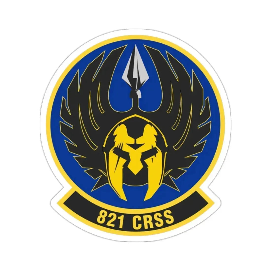 821 Contingency Response Support Sq AMC (U.S. Air Force) STICKER Vinyl Die-Cut Decal 2 Inch - The Sticker Space