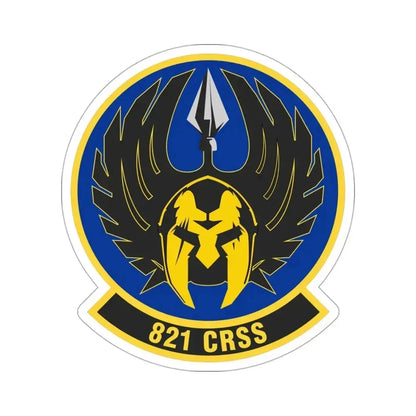 821 Contingency Response Support Sq AMC (U.S. Air Force) STICKER Vinyl Die-Cut Decal 3 Inch - The Sticker Space