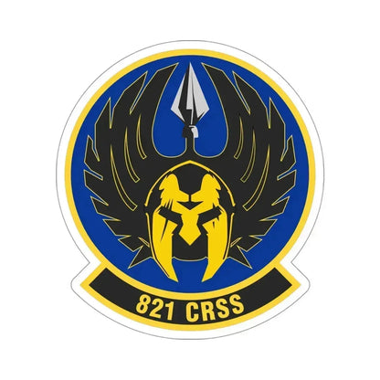 821 Contingency Response Support Sq AMC (U.S. Air Force) STICKER Vinyl Die-Cut Decal 4 Inch - The Sticker Space