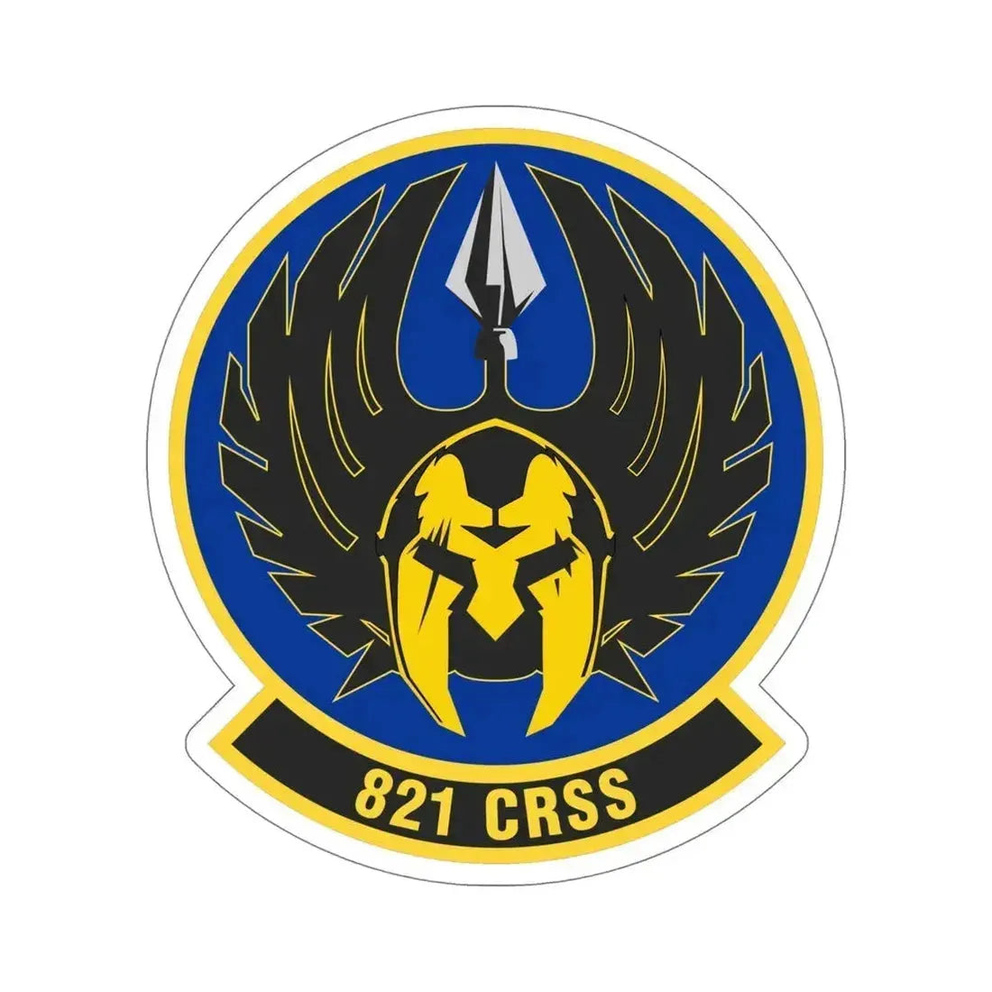 821 Contingency Response Support Sq AMC (U.S. Air Force) STICKER Vinyl Die-Cut Decal 6 Inch - The Sticker Space