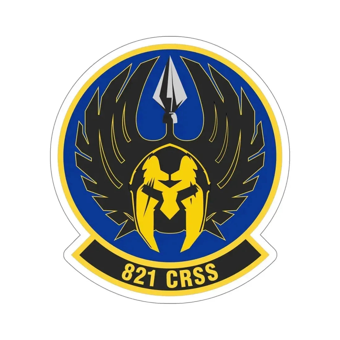 821 Contingency Response Support Sq AMC (U.S. Air Force) STICKER Vinyl Die-Cut Decal - The Sticker Space