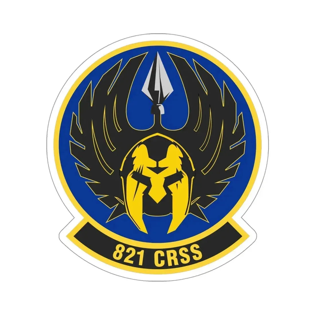 821 Contingency Response Support Sq AMC (U.S. Air Force) STICKER Vinyl Die-Cut Decal - The Sticker Space
