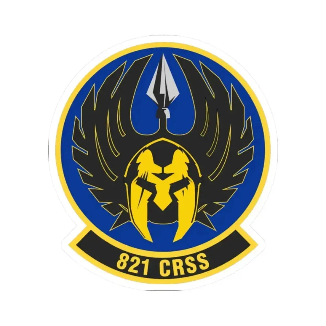821 Contingency Response Support Sq AMC (U.S. Air Force) STICKER Vinyl Kiss-Cut Decal - The Sticker Space