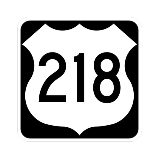 US 218 MN 1961 (Minnesota) (Road Sign) STICKER Vinyl Kiss-Cut Decal