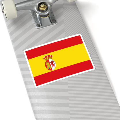Flag of Spain 1785-1873 1875-1931 (Argentina) STICKER Vinyl Kiss-Cut Decal