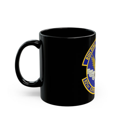 821st Expeditionary Training Squadron (U.S. Air Force) Black Coffee Mug-The Sticker Space