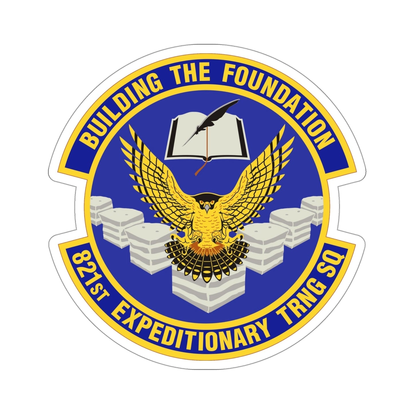 821st Expeditionary Training Squadron (U.S. Air Force) STICKER Vinyl Die-Cut Decal-4 Inch-The Sticker Space