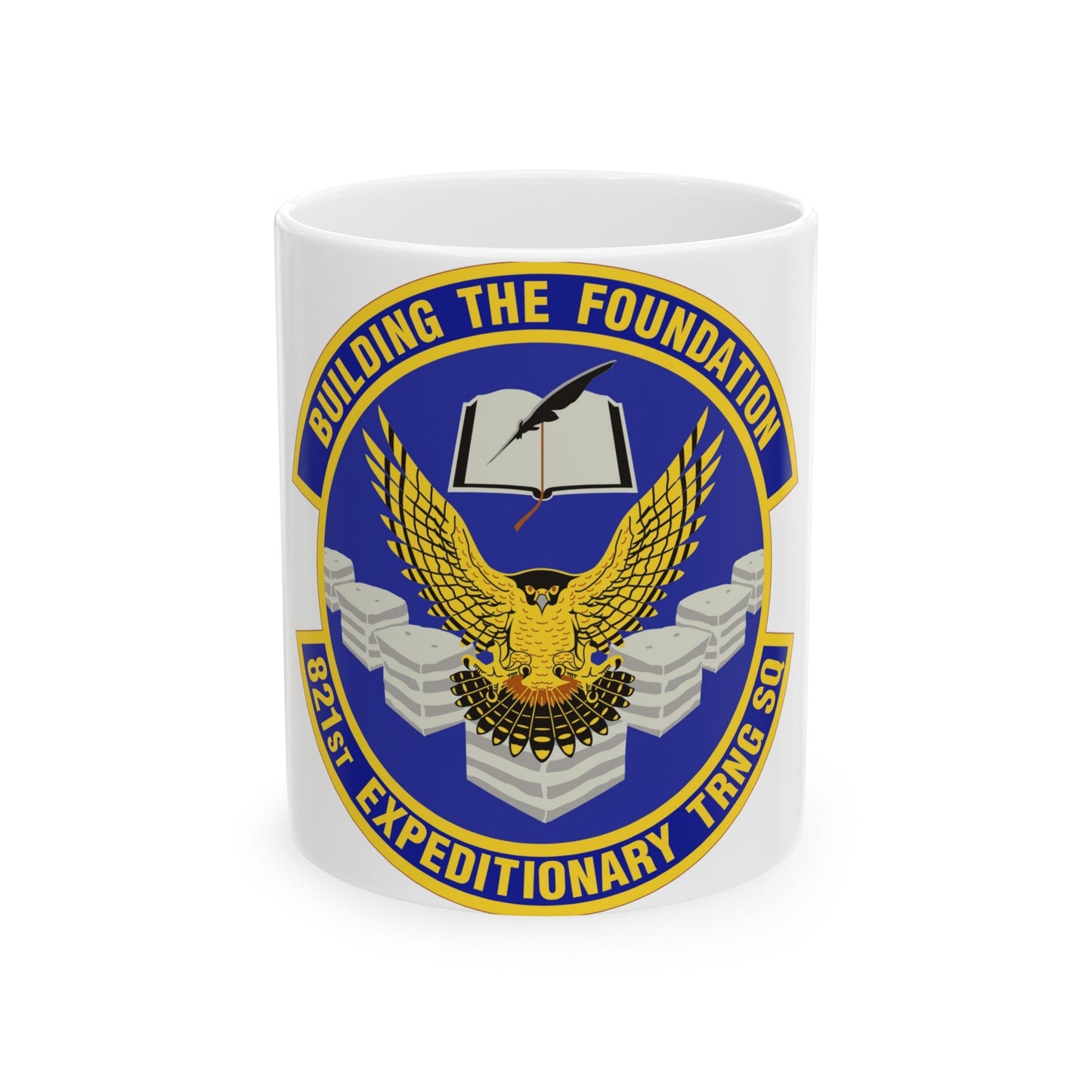 821st Expeditionary Training Squadron (U.S. Air Force) White Coffee Mug-11oz-The Sticker Space