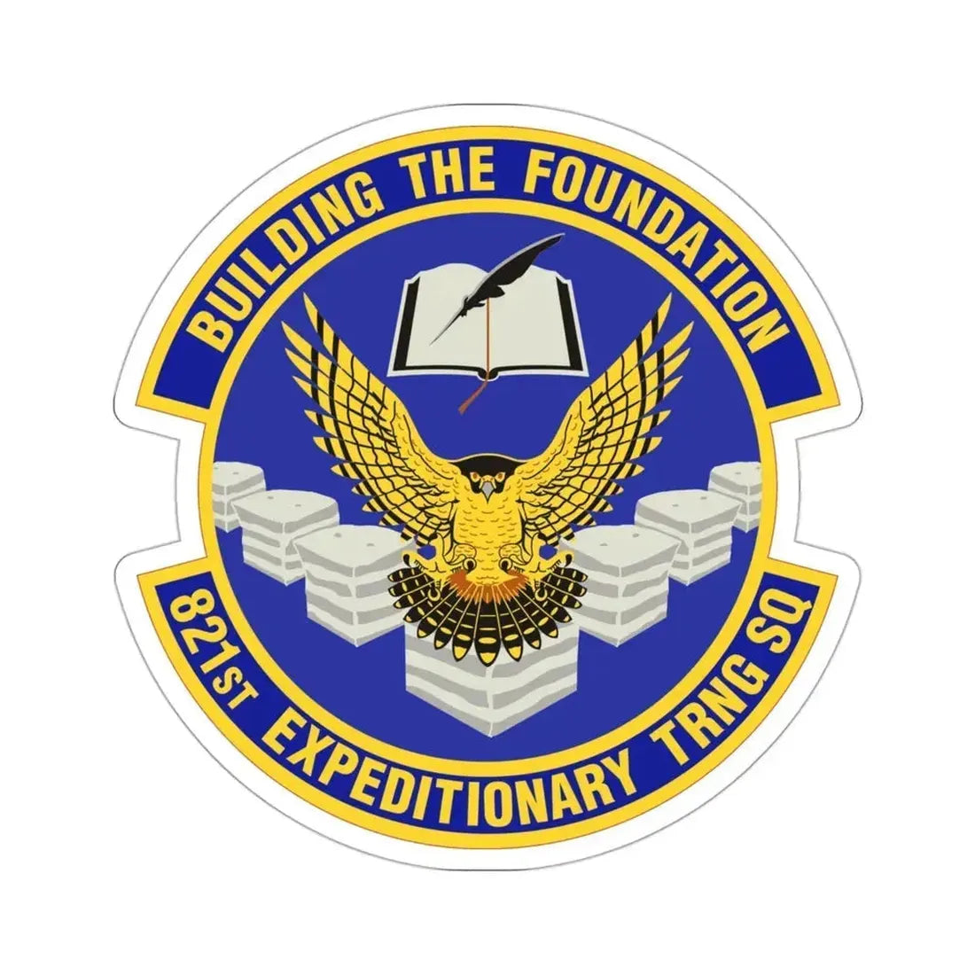 821st Expeditionary Training Squadron (U.S. Air Force) STICKER Vinyl Die-Cut Decal 3 Inch - The Sticker Space